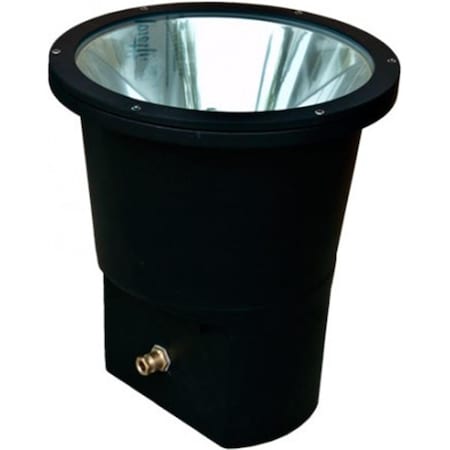 Dabmar Lighting Large Cast Aluminum In-Ground Well Light- Black DW1975-B